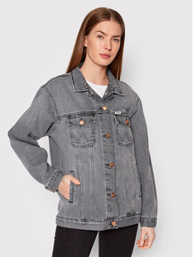 Wrangler Wrangler Kurtka jeansowa Heritage W4364442V 112146050 Szary Relaxed Fit