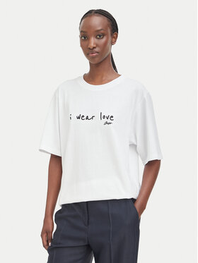 BOSS BOSS T-shirt C_Eregular_9 50571491 Bijela Relaxed Fit