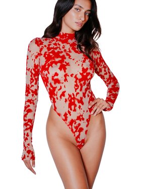 Perilla Perilla Body Body Harlow Long Red Czerwony