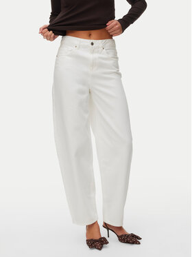 Vero Moda Vero Moda Farmer Billie 10341028 Fehér Barrel Fit