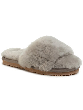 Mou Mou Natikače Sheepskin Fur Slide Slipper FW161001L Siva