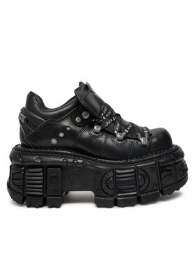 NEW ROCK NEW ROCK Sneakersy M-TANK120NSHLACE-S1 Czarny