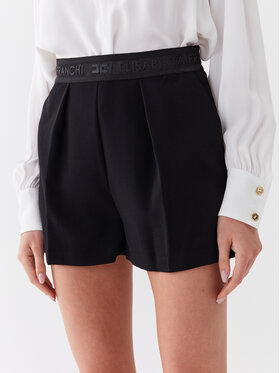 Elisabetta Franchi Elisabetta Franchi Stoffshorts SH-014-32E2-V200 Schwarz Regular Fit