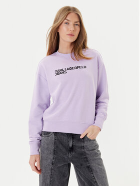 Karl Lagerfeld Jeans Karl Lagerfeld Jeans Džemperis A1W20005 Violetinė Regular Fit