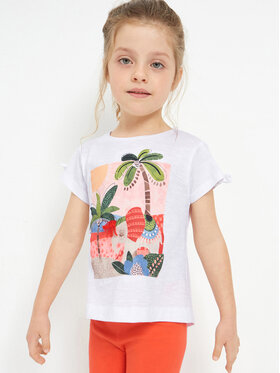 Mayoral Mayoral Set tricou și leggings 3783 Portocaliu Regular Fit