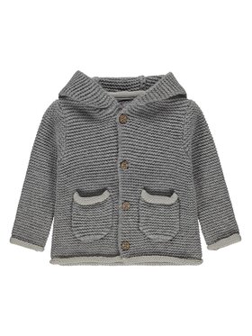 Kanz Kanz Bluza 1842807-8801 Szary Basic Fit