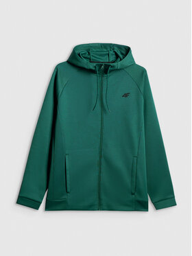 4F 4F Bluza TRAINING CLUB Zielony Regular Fit