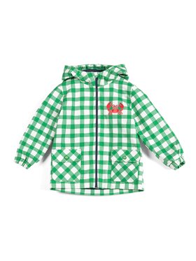Kid story Kid story Parka Parka Green Grid Zielony Oversize