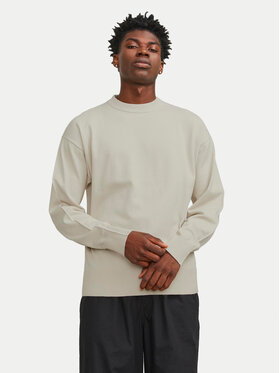 Jack&Jones Jack&Jones Sweter Collective 12251556 Beżowy Relaxed Fit