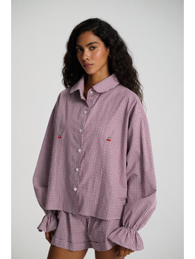 Le Songe Le Songe Koszula MERY CHERRY Fioletowy Oversize