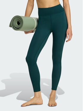 adidas adidas Legginsy 133519 Zielony Fitted Fit