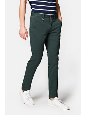 Lancerto Lancerto Spodnie materiałowe Monaco SP082123000004 Zielony Slim Fit