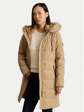 LAUREN RALPH LAUREN LAUREN RALPH LAUREN Пухено яке 297957509007 Бежов Regular Fit