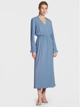 Liviana Conti Liviana Conti Kokteilikleit F3SS22 Sinine Regular Fit
