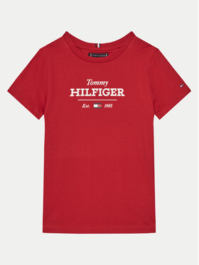 Tommy Hilfiger Tommy Hilfiger T-krekls KB0KB09356 S Sarkans Regular Fit