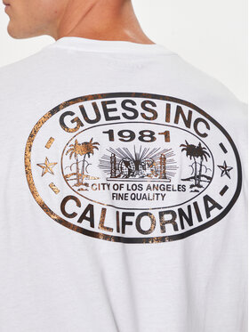 Guess T-shirt M4YI92 K9RM1 Bijela Regular Fit