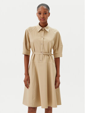 BOSS BOSS Hemdkleid 50537388 Beige Regular Fit