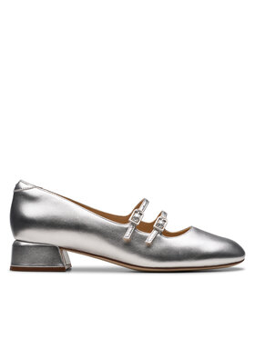 Clarks Clarks Balerīnas Daiss 30 Shine 26179900 Sudraba