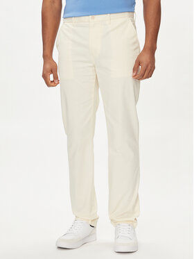 Tommy Hilfiger Tommy Hilfiger Pantaloni chino Denton MW0MW25964 Écru Straight Fit
