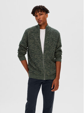 Selected Homme Selected Homme Sveter 16090152 Zelená Regular Fit