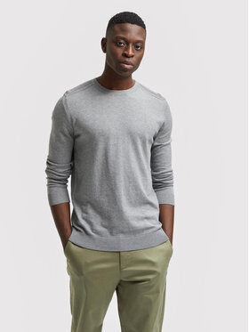 Selected Homme Selected Homme Sweter Berg 16074682 Szary Regular Fit