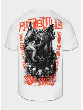PITBULL PITBULL T-Shirt BLACKY Biały Regular Fit