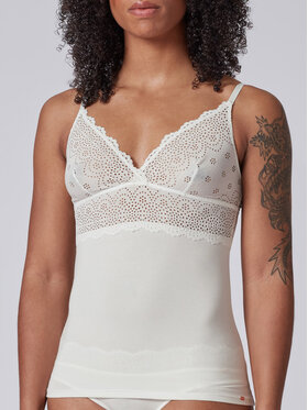 Skiny Skiny Podprsenkový top 080585 Béžová Slim Fit
