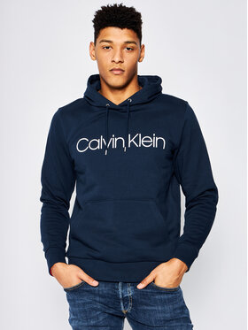 Calvin Klein Calvin Klein Bluza Logo K10K104060 Granatowy Regular Fit