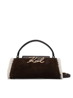 KARL LAGERFELD KARL LAGERFELD Ročna torba B4W30313 Temno rjava