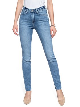 Lee Lee Jeansy SCARLETT HIGH Niebieski Skinny Fit