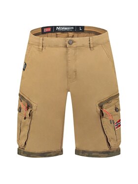 Geographical Norway Geographical Norway Bermudy SY1694H/GN-Kaki Khaki Regular Fit