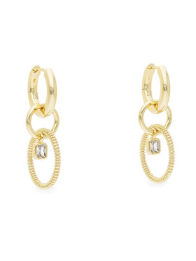 Luv AJ Luv AJ Обици Camille Multi Hoops FW22-E-CMH-G Златист
