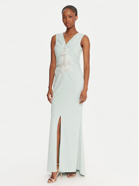 Rinascimento Rinascimento Večernja haljina CFC0123081003 Zelena Regular Fit