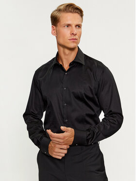 KARL LAGERFELD KARL LAGERFELD Marškiniai 605036 534602 Juoda Modern Fit