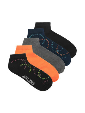 Jack&Jones Jack&Jones Комплект 5 чифта къси чорапи мъжки 12238186 Цветен