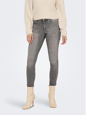 ONLY ONLY Jeansy Blush 15282313 Szary Skinny Fit