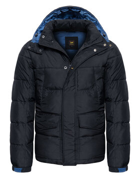Lee Lee Kurtka zimowa PUFFER JACKET Czarny Regular Fit