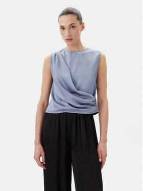 Eleh Eleh Bluză ESS250183 Albastru Regular Fit