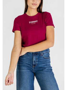 Tommy Jeans Tommy Jeans T-shirt DW0DW21842 Bordeaux Casual Fit