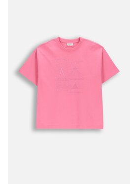 Coccodrillo Coccodrillo T-Shirt WC6143201FGJ-007 Różowy Regular Fit