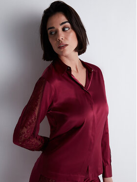 Aubade Aubade Maglietta del pigiama 2S44 Rosso Regular Fit