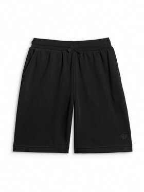 4F 4F Szorty sportowe BASIC+ Czarny Regular Fit