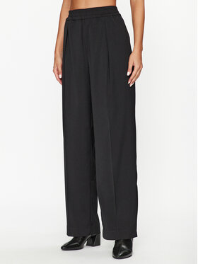 Samsøe Samsøe Samsøe Samsøe Pantalon en tissu Julia F23100048 CLR000021 Noir Relaxed Fit