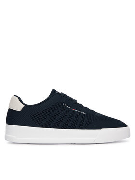 Tommy Hilfiger Tommy Hilfiger Sneakersy Th Court Knit FM0FM05823 Tmavomodrá