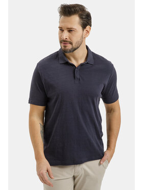 Cross Jeans Cross Jeans Polo 16177-310 Granatowy Regular Fit