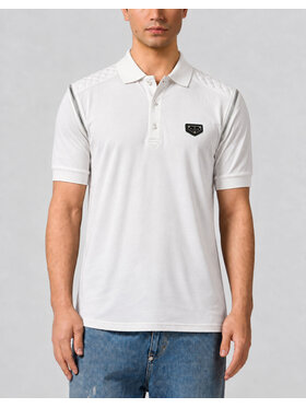 PHILIPP PLEIN PHILIPP PLEIN Polo 31655 Bianco Slim Fit