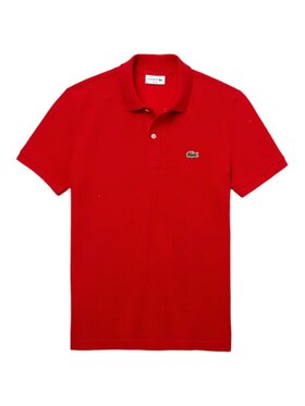 Lacoste Lacoste T-Shirt LACOSTE T-Shirt e Polo Uomo PH4012 240 Rosso Czerwony Standard Fit