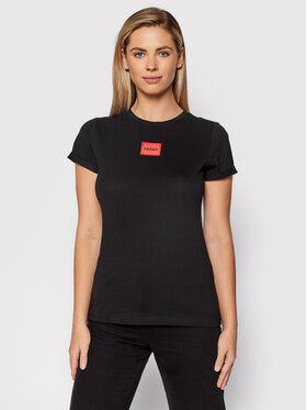 Hugo Hugo Тишърт The Slimtee 50456008 Черен Slim Fit