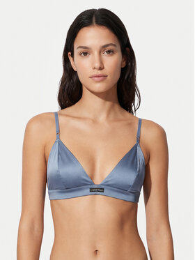 Calvin Klein Underwear Calvin Klein Underwear Сутиен бралет Signature Satin LV00QF8392 Светлосин