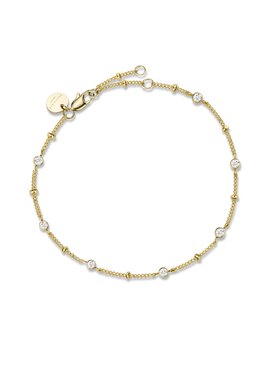 Rosefield Rosefield Bransoletka Multi Crystal Bracelet Złoty